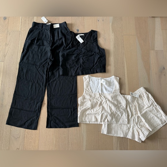 Abercrombie & Fitch Pants - Abercrombie - New - matching linen sets